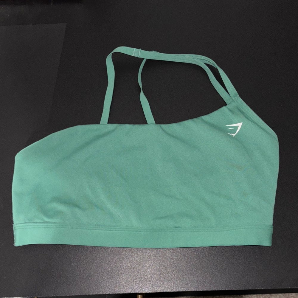 Gymshark Teal Asymmetrical Bandeau